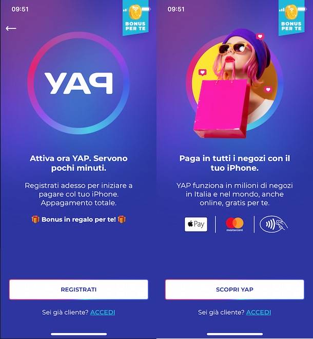 Come si paga con YAP